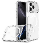Crystal Clear Case-Hybrid-CA-TPU Button - 18 Pro/18 Pro Max