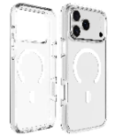 Crystal Clear Case-TPU+PC-PC Button - 18 Pro/18 Pro Max