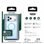 Crystal Clear Case-TPU+PC With Color-PC Button - 18 Pro/18 Pro Max