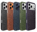 Kryphon Leather Case-Tech Woven - 18 Pro/18 Pro Max