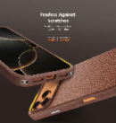 Kryphon Leather Case-Tech Woven - 18 Pro/18 Pro Max - Image 2