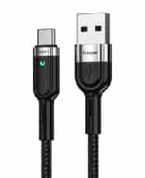 vk-access-aluminum-alloy-type-c-cable-1m-vk-ac02-black-white-main.jpeg Aluminum alloy Type C cable (1m) - VK-AC02 - Image 1