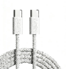 Type C-Type C 60W Fast Braided Charging Cable - /