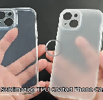 Heat transfer phone case (Semitransparent) TPU 5PCS